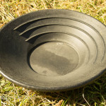 A typical plastic panning dish.