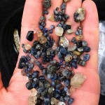 Handful of Weld River sapphires.